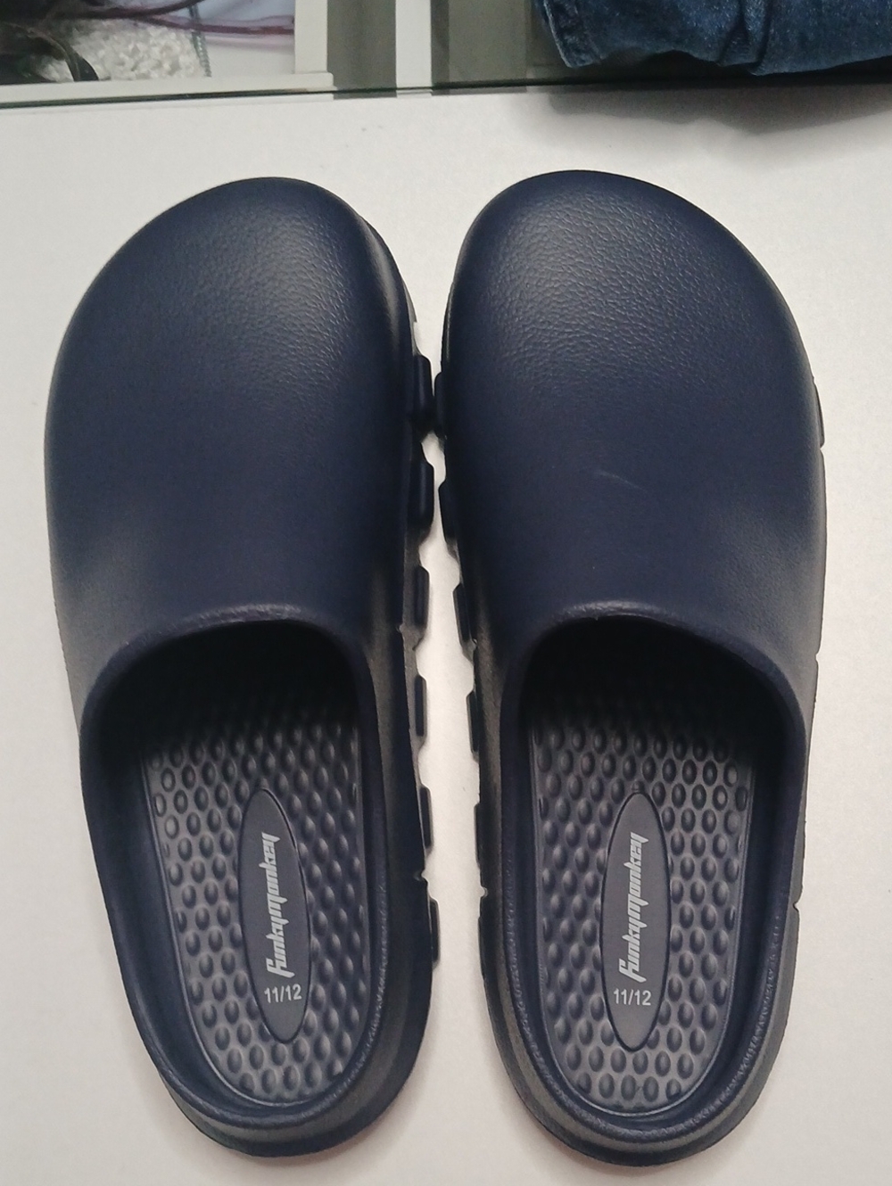 Comfort Foam Navy Clogs for Women